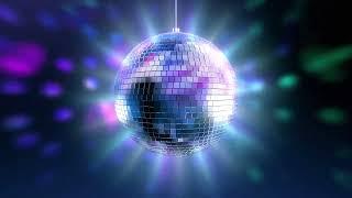 Spinning Prurple and Blue Disco Ball Vj Loop - Disco Ball Animation Party Background