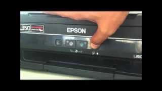 How to fix Red light blinking in Epson L110-L210-L300-L350-L355 by Ink Charge cleaning