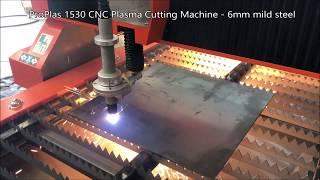 ProPlas 1530 CNC Plasma Cutting Machine from Applied Machinery. 6mm mild steel demonstration cut