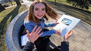 WITH THIS GIRL I GOT THE SILVER YOUTUBE BUTTON (Parkour pov Comedy)