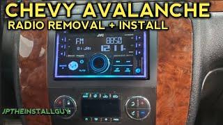 chevy avalanche radio removal replacement and install
