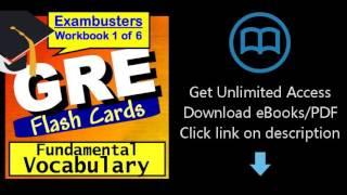 GRE Test Prep Essential Vocabulary Review Flashcards--GRE Study Guide Book 1 (Exambusters GR [P-D-F]