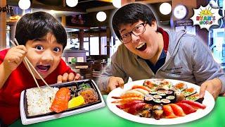 Ryan & Daddy’s World Tour: Amazing Food & Fun Challenges!