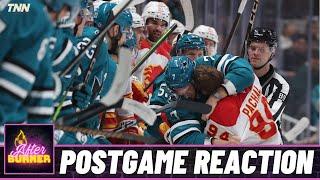 Flames @ Sharks Postgame Reaction | FN After Burner - Game 35