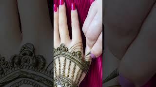 Mehandi design #mehndi #dulhanhennadesign #bridalmehndi #easymehndi #henna #mehndidesign #shorts