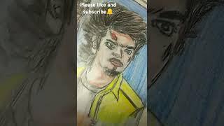 the goat thalapathy vijay drawing out of focus drawing please like and subscribe 