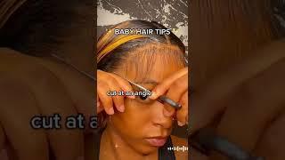 Luv it!!  Baby Hair Tip #babyhairs #ygwigs #edges