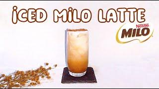 milo drink recipe | iced milo latte