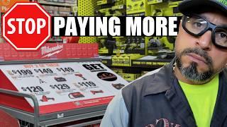 Your OVER PAYING for Tools at HOME DEPOT!
