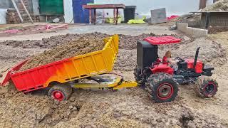 diy Rc tractor work with trolley in new setup