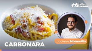 CARBONARA: the TRADITIONAL ITALIAN Recipe by Chef Luciano Monosilio