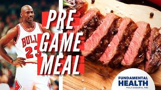 Michael Jordan ate steak before his games