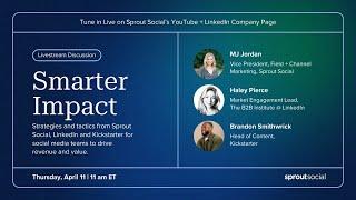 Smarter Impact: A Roundtable Event hosted by Sprout Social