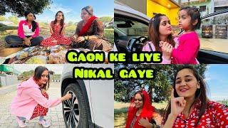 WOW!  Finally Gaon ke liye Nikal gaye Modern City Girl Bindass Kavya Chali apne Desi gaon