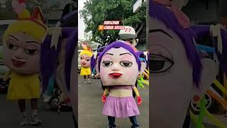 Rombongan badut karnaval #shorts #shorts #pawai #karnaval #kostumkarnaval #karnafal #karnavalunik