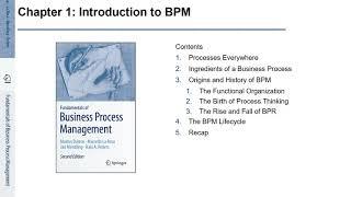 FBPM-1.1.: Fundamentals of Business Process Management (BPM) - Introduction to BPM