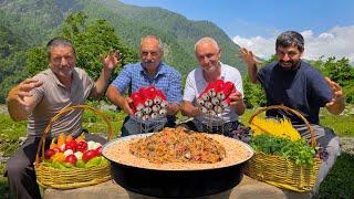 Cooking Coca-Cola Spaghetti in a Rustic Village | Unusual but Delicious | Unique Village Recipe