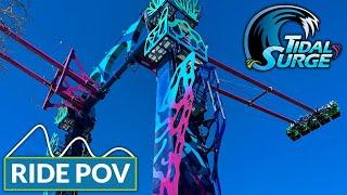 Tidal Surge POV - SeaWorld San Antonio | World's Tallest & Fastest S&S Screamin' Swing!