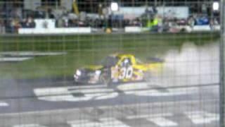 Atlanta Motor Speedway: Todd Bodine victory burnout