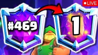 DOMINATING Pros with Royal Giant SPAM! Clash Royale Top 1000 Push LIVE!