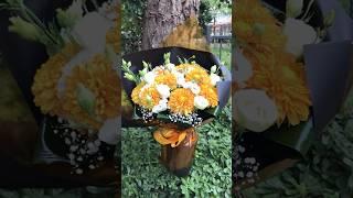 Anastasia Bouquet|Lisianthus Bouquet|Anastasya|Flower Bouquets|Orange|White|Kadıköy|Sevda Çiçek