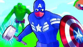 TABS - The Ultimate Avengers Team vs Thanos in Totally Accurate Battle Simulator!