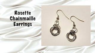 Rosette Chainmaille Earrings GOT