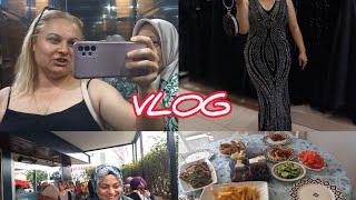 ON ELBISE DENEDIM KARAR VEREMEDIMPAZAR KAHVALTIMIZ ️GEZMELI VLOG