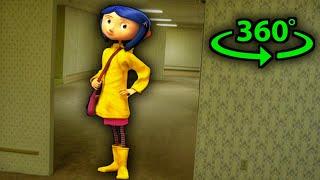 360° Coraline chases you in BACKROOMS #2 | VR 4K Experience