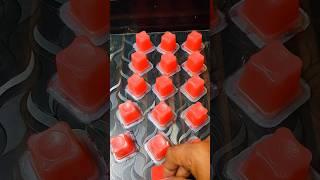 Yummy Strawberry Jelly | Square like Jelly #shorts