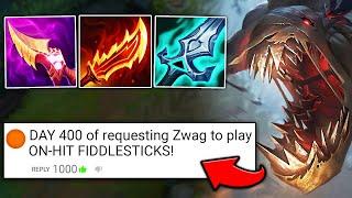 A YouTube comment begged me to play On-Hit Fiddlesticks for a year... so I finally did it