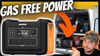 GAS FREE PORTABLE POWER! Oupes 2400w Power Station vs Generator