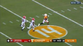 Tennessee 75 yard touchdown run on first play vs Georgia