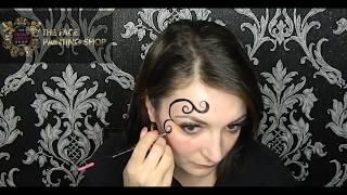 Festival Swirls and Glitter Face Painting Tutorial | The Face Painting Shop