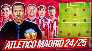 ¡La nueva plantilla del ATLETICO MADRID con Julian ALVAREZ es ALUCINANTE!