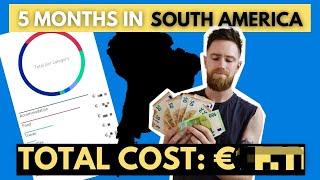 How Much Does It REALLY COST To Travel Around SOUTH AMERICA?! +budgeting tips for each country