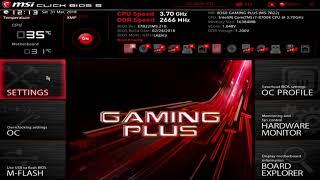 MSI B360 Gaming Plus UEFI