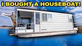 I Bought a GIANT Homemade HOUSE BOAT for My TINY Pond!!! (Bad Idea?)
