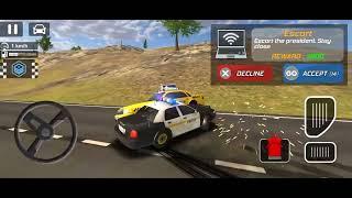 Police department Car Drift city Roads (Accident)#police #subscribe @racinggame0525