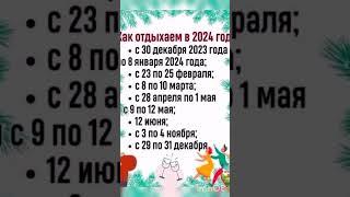 КАК ОТДЫХАЕМ В 2024 ГОДУ