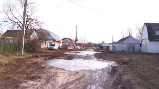 Единственную улицу в деревне в Тамбовской области затапливает с приходом обильных осадков
