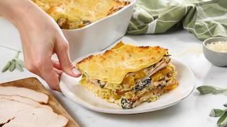 Turkey and Butternut Squash Lasagna