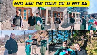 Hum Log Pahunch Gaye Shimla // Shimla Pahunchte Hi Sabse Pehla Stay Kiya  Shailja Didi Ke Ghar Mai