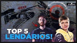 TOP 5 JOGADAS ETERNIZADAS NO CSGO!