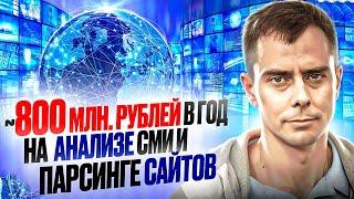 №411 - ~800 млн. рублей на парсинге открытых данных и анализа СМИ. Завидуем вместе :)