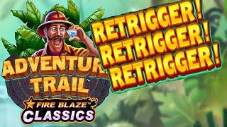 ADVENTURE TRAIL 3 RETRIGGERS BONUS MASSIVE WIN chumba - casino