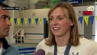 Olympian Katie Ledecky honored at her Bethesda, Maryland high school