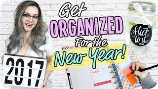 How to get Organized for 2017! Life Hacks & Tips!