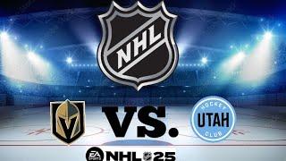 Vegas GOLDEN KNIGHTS vs UTAH (NHL 24/25)| 15. NOV  NHL 25 Gameplay #nhl25 #nhl