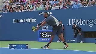 Federer Destroys Kyrgios With STUNNING Trickshot